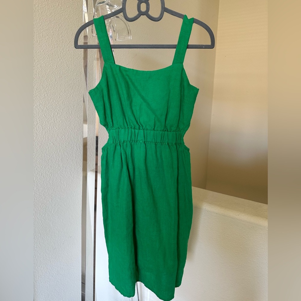 EUC ZARA Linen maxi dress